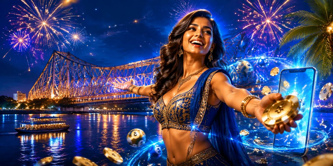 Bright lottery balls spinning for big jackpot in Kolkata